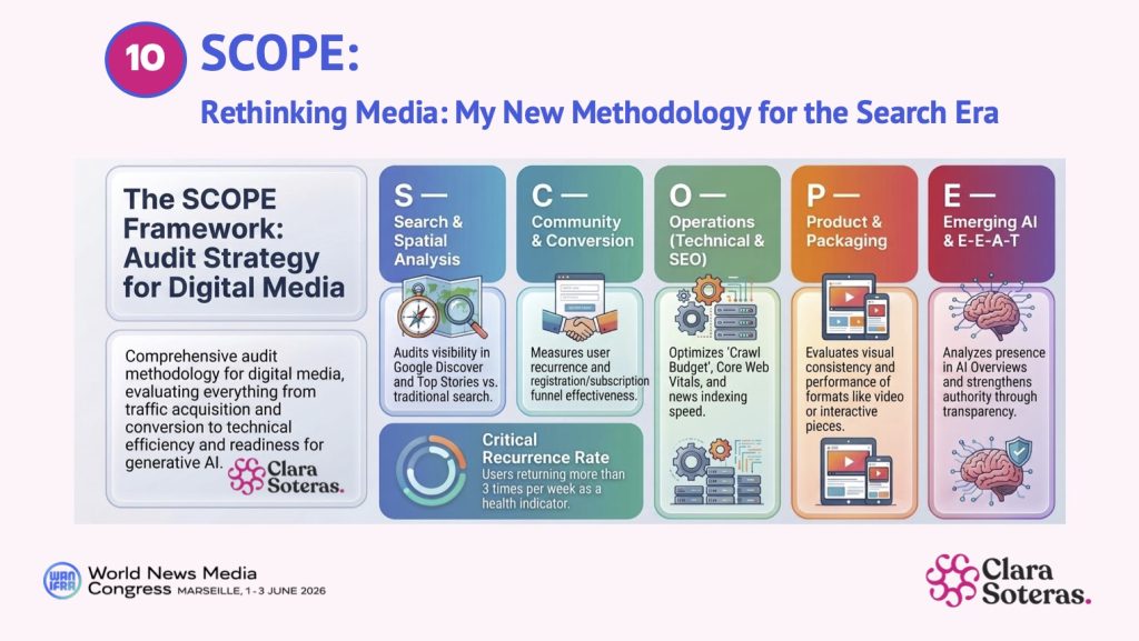 scope clara soteras methodology seo news search audit